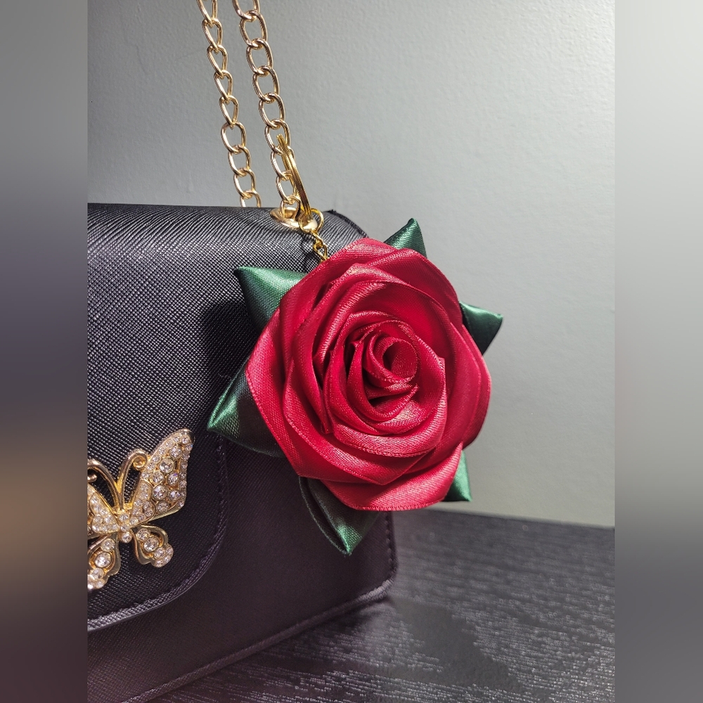 Eternal Rose Keychain โ Handmade, Custom Color - Picture 4 of 4